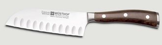 FACA SANTOKU 14CM IKON CABO MADEIRA